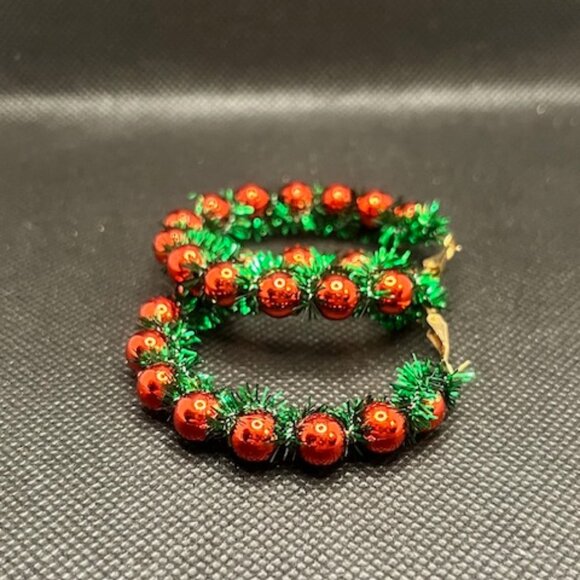 3/$12~Christmas Hoop Earrings - Picture 8 of 9